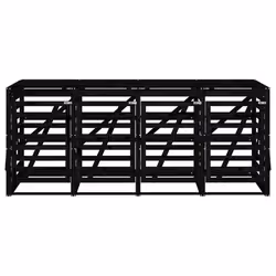 VidaXL 3157701 accessorio per contenitori di rifiuti Nero - Vista aggiuntiva 6
