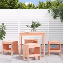 Questo set da pranzo in legno, dal design semplice, è un'ottima aggiunta per pranzare o rilassarsi all'aperto! Legno massello ...