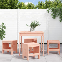Set da Pranzo per Giardino 5 pz in Legno Massello di Douglas Vidaxl 36450