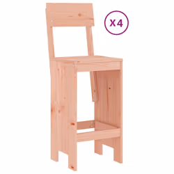 Set da Bar da Giardino 5 pz in Legno Massello di Douglascod mxl 131621 - Vista aggiuntiva 3