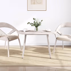 Piano Tavolo Bianco 90x45x2,5cm in Legno Massello di Pino Ovalecod mxl 120095 - Vista aggiuntiva 2