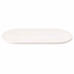 Piano Tavolo Bianco 90x45x2,5cm in Legno Massello di Pino Ovalecod mxl 120095 - Vista aggiuntiva 3