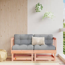 Divani da Giardino Angolari 2 pz in Legno Massello di Douglas Vidaxl 97386