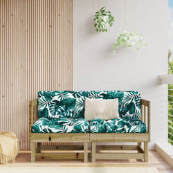 Divani Angolari da Giardino 2 pz in Legno di Pino Impregnato Vidaxl 60343