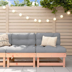 Divani Centrali da Giardino 2 pz in Legno Massello di Douglas Vidaxl 88011