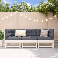 Questo set di mobili da giardino in legno con il design a doghe sarà un ottimo complemento al vostro giardino, patio, o terra ...