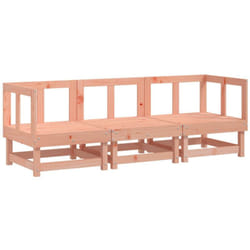 Set Salotto da Giardino 3 pz in Legno Massello di Douglas Vidaxl 85151