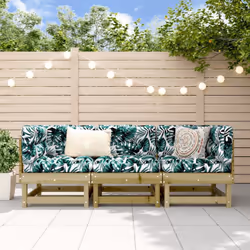 Questo set di mobili da giardino in legno con il design a doghe sarà un ottimo complemento al vostro giardino, patio, o terra ...