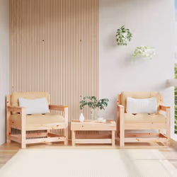 Queste sedie da giardino in legno, che si distinguono per il design a doghe, saranno un ottimo complemento al vostro giardino ...