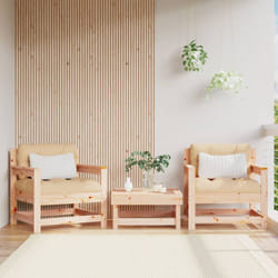 Sedie da Giardino 2pz in Legno Massello Pino Vidaxl 54026