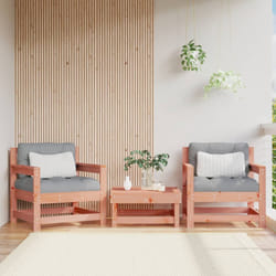 vidaXL Sedie da Giardino 2 pz in Legno Massello di Douglas