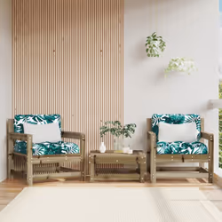 Queste sedie da giardino in legno, che si distinguono per il design a doghe, saranno un ottimo complemento al vostro giardino ...
