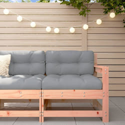 Divano Angolare da Giardino in Legno Massello di Douglas Vidaxl 64646