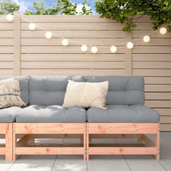 Divani Centrali da Giardino 2 pz in Legno Massello di Douglas Vidaxl 71209