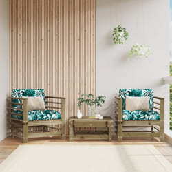 Sedie da Giardino 2 pz in Legno di Pino Impregnatocod mxl 108807