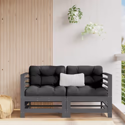 Questi divani angolari da giardino in legno, che si distinguono per il design a doghe, saranno un ottimo complemento al vostr ...