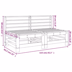 VidaXL 825645 panca da esterno Legno - Vista aggiuntiva 8