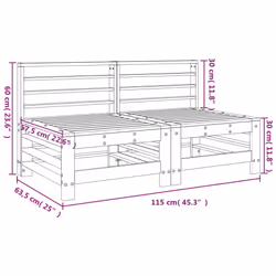 VidaXL 825652 panca da esterno Legno - Vista aggiuntiva 8