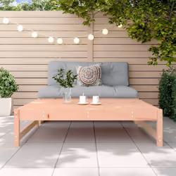 Poggiapiedi da Giardino 120x80 cm in Legno Massello di Douglascod mxl 84856 - Vista aggiuntiva 3