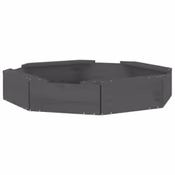 Sabbiera con Sedute Grigia Ottagonale in Legno Massello di Pinocod mxl 108774 - Vista aggiuntiva 2