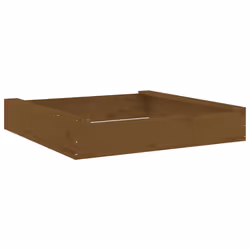 Sabbiera con Sedute Miele Quadrata in Legno Massello di Pinocod mxl 84824 - Vista aggiuntiva 2