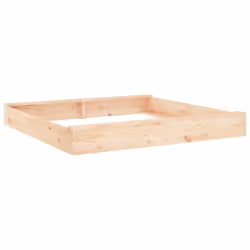 Sabbiera con Sedute Quadrata in Legno Massello di Pinocod mxl 132746