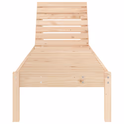 Lettino Prendisole 199,5x60x74 cm in Legno Massello di Pinocod mxl 84507