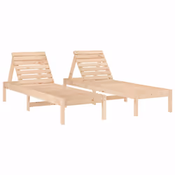 Lettini Prendisole 2pz 199,5x60x74 cm in Legno Massello di Pinocod mxl 108464
