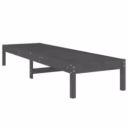 VidaXL 825069 sedia da esterno Terrazzo Legno di pino Grigio - Vista aggiuntiva 7