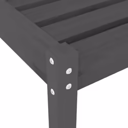 VidaXL 825069 sedia da esterno Terrazzo Legno di pino Grigio - Vista aggiuntiva 8