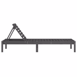 VidaXL 825070 sedia da esterno Salone Legno di pino Grigio - Vista aggiuntiva 5