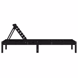 VidaXL 825074 sedia da esterno Salone Legno di pino Nero - Vista aggiuntiva 5