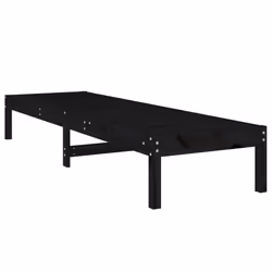 VidaXL 825074 sedia da esterno Salone Legno di pino Nero - Vista aggiuntiva 8