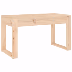 Panca da Giardino 80x38x45 cm in Legno Massello di Pinocod mxl 80406 - Vista aggiuntiva 2