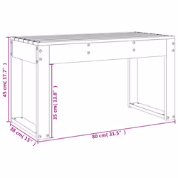 VidaXL 825096 panca da esterno Legno - Vista aggiuntiva 8