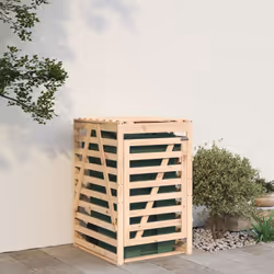 Questo copribidone in legno consente di non vedere il bidone della spazzatura in giardino e crea un ambiente bello e pulito.  ...