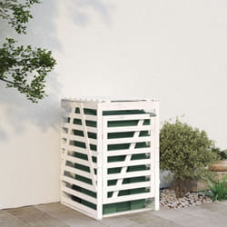 Vidaxl - Copribidone Bianco 84x90x128,5 cm in Legno Massello di Pino