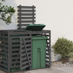 Vidaxl - Estensione Copribidone Grigio in Legno Massello di Pino