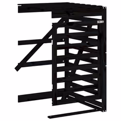Estensione Copribidone Nero in Legno Massello di Pinocod mxl 130515 - Vista aggiuntiva 2