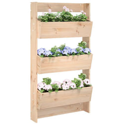 Vidaxl - Fioriera a Muro 3 Ripiani 60x18,5x110cm Legno Massello di Pino 39878