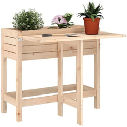 Vidaxl - Fioriera da Giardino con Piano Pieghevole Legno Massello Pino 65082