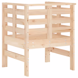 VidaXL 825128 sedia da esterno Terrazzo Legno di pino - Vista aggiuntiva 7