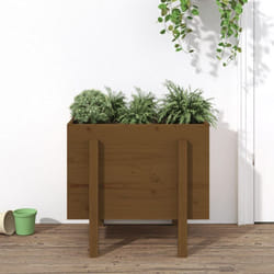 Vidaxl - Fioriera da Giardino, Flowerpot Miele 62x50x57 cm Legno Massello di Pino