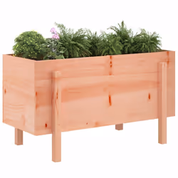 Fioriera Rialzata Giardino 101x50x57 cm Legno Massello Douglascod mxl 128724 - Vista aggiuntiva 3