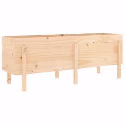 Fioriera Rialzata da Giardino 160x50x57 cm Legno Massello Pinocod mxl 103310 - Vista aggiuntiva 2