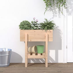 Vidaxl - Fioriera da Giardino, Flowerpot 62x30x69 cm in Legno Massello di Pino