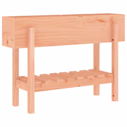 Fioriera Rialzata Giardino 101x30x69 cm Legno Massello Douglascod mxl 80792 - Vista aggiuntiva 2