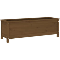 Vidaxl - Fioriera Rialzata da Giardino Ambra 119,5x40x39cm Massello Pino