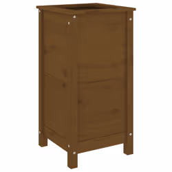 Fioriera da Giardino Miele 40x40x78 cm Legno Massello di Pinocod mxl 105433 - Vista aggiuntiva 2
