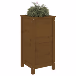 Fioriera da Giardino Miele 40x40x78 cm Legno Massello di Pinocod mxl 105433 - Vista aggiuntiva 3